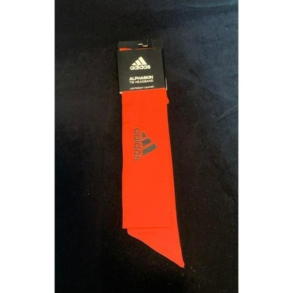Adidas Alphaskin Tie Headband Red Brand New